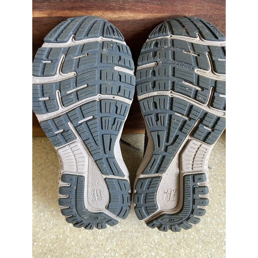 Brooks Shoes Womens 7 Med B Grey Adrenaline GTS 21 Running Sneakers Need Insoles